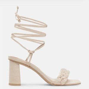 Dolce Vita Paxten Heels in Vanilla Pearl - brand new